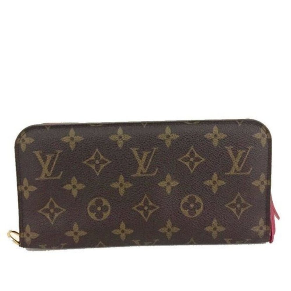 Authentic Louis Vuitton Wallet Long Monogram Porte Feuille Ansoritto Used LV